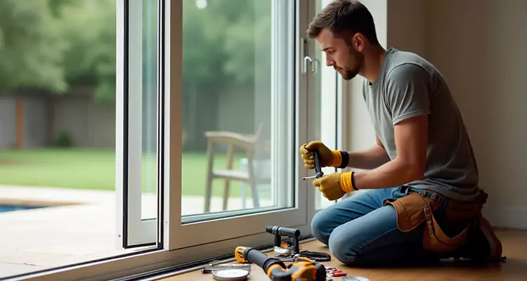 Squeaky Sliding Patio Doors in Titusville, FL