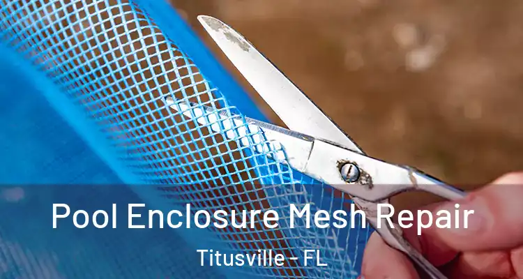 Pool Enclosure Mesh Repair Titusville - FL